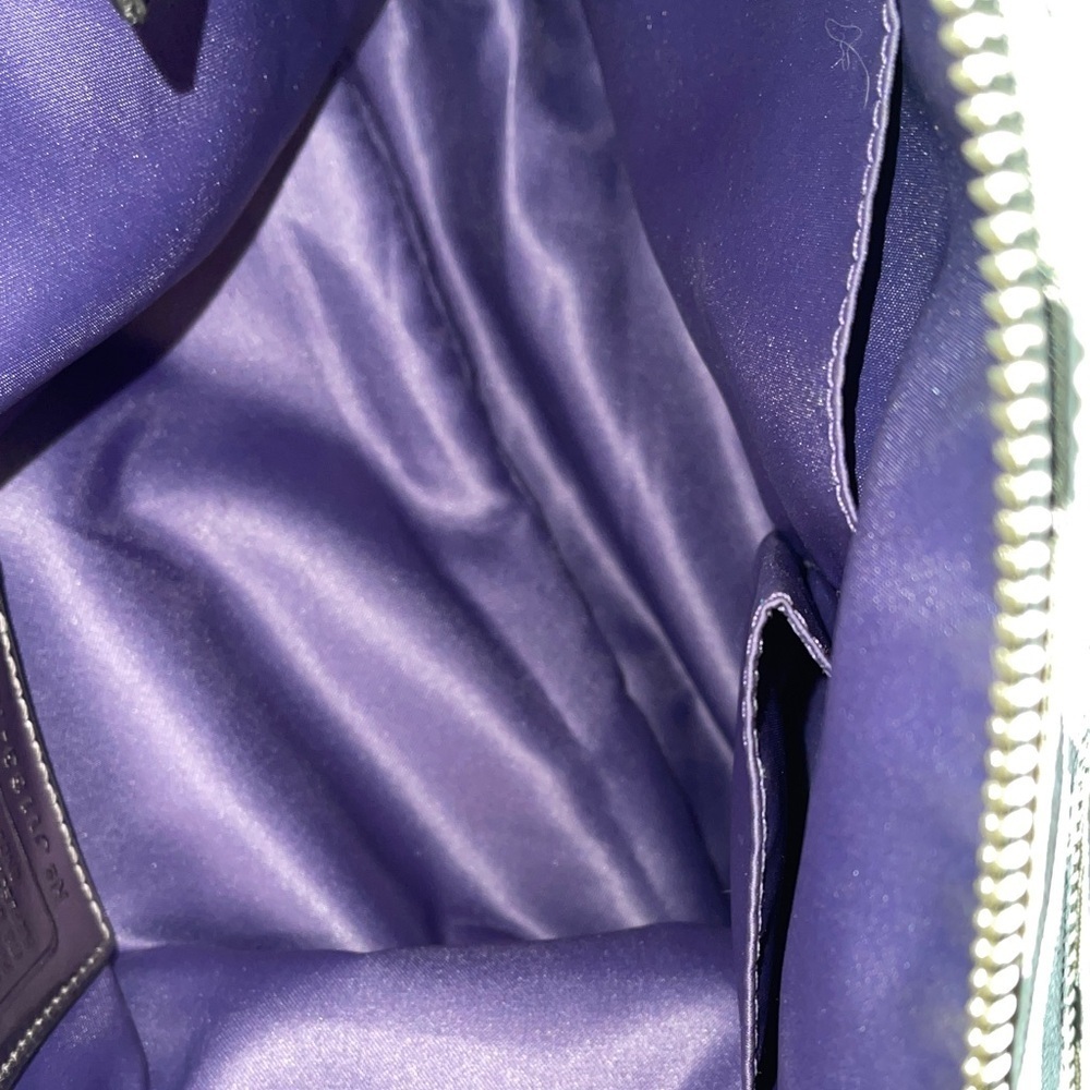 Coach Poppy Black and Gray with Purple Lining Coach Poppy Women's Bag - Picture 4 of 9